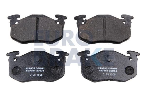 Eurobrake 5502229955 Brake Pad Set, disc brake 5502229955