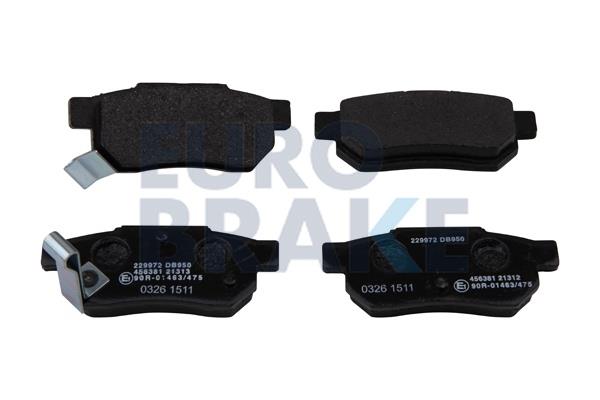 Eurobrake 5502229972 Brake Pad Set, disc brake 5502229972