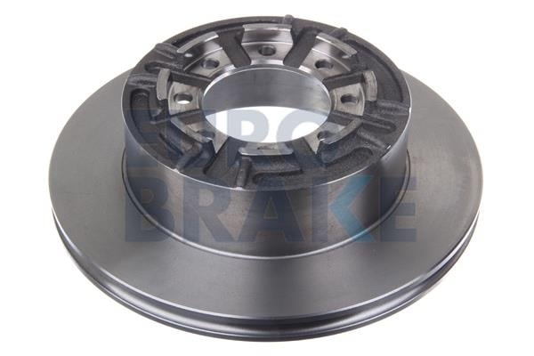 Eurobrake 5815202345 Rear brake disc, non-ventilated 5815202345