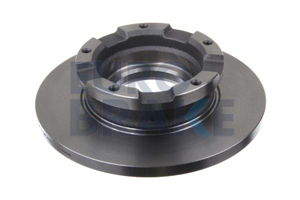 Eurobrake 5815202590 Rear brake disc, non-ventilated 5815202590