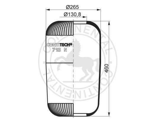 Templin 04.010.6000.190 Boot, air suspension 040106000190