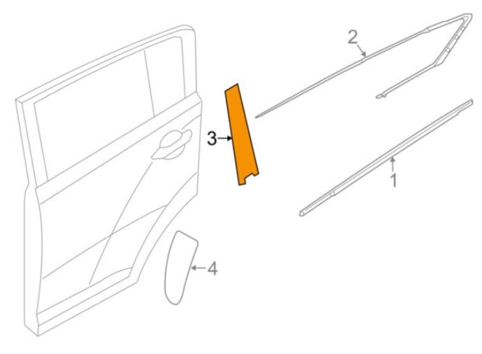 86381D9000 Hyundai/Kia Door trim
