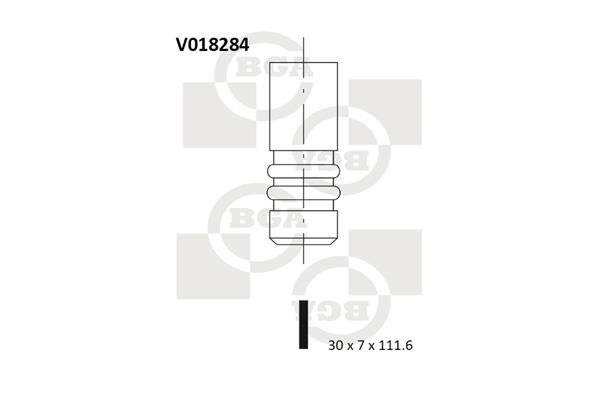BGA V018284 Exhaust valve V018284