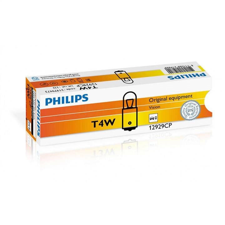 Glow bulb T4W 12V 4W Philips 12929CP