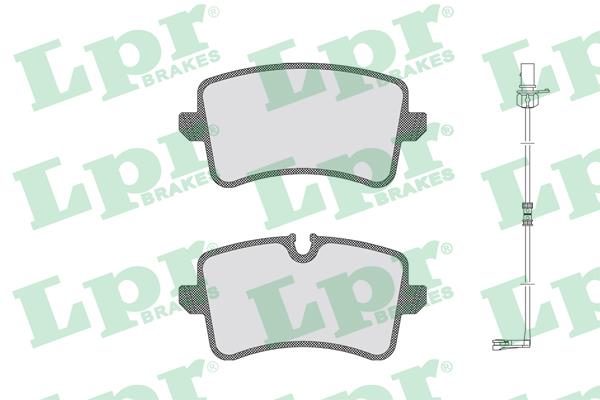 LPR 05P1826A Brake Pad Set, disc brake 05P1826A