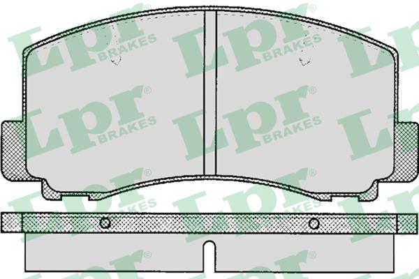 LPR 05P263 Brake Pad Set, disc brake 05P263