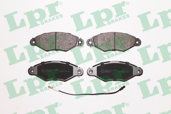 LPR 05P1300 Brake Pad Set, disc brake 05P1300