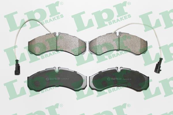 LPR 05P684A Brake Pad Set, disc brake 05P684A