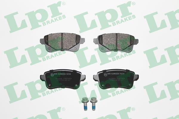 LPR 05P1979 Brake Pad Set, disc brake 05P1979