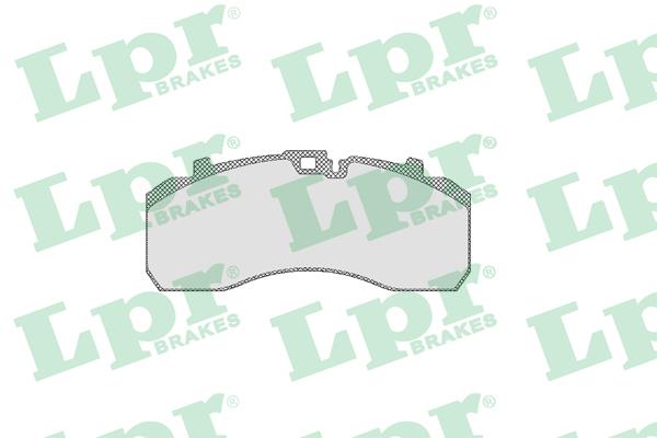 LPR 05P1869 Brake Pad Set, disc brake 05P1869