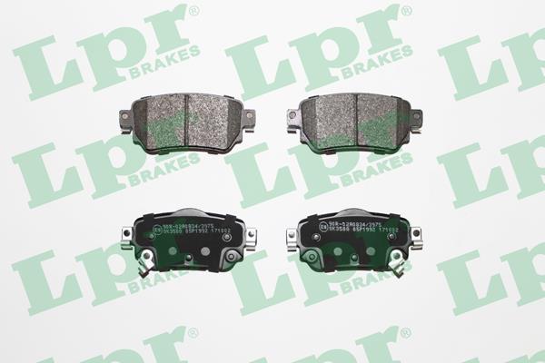 LPR 05P1992 Brake Pad Set, disc brake 05P1992