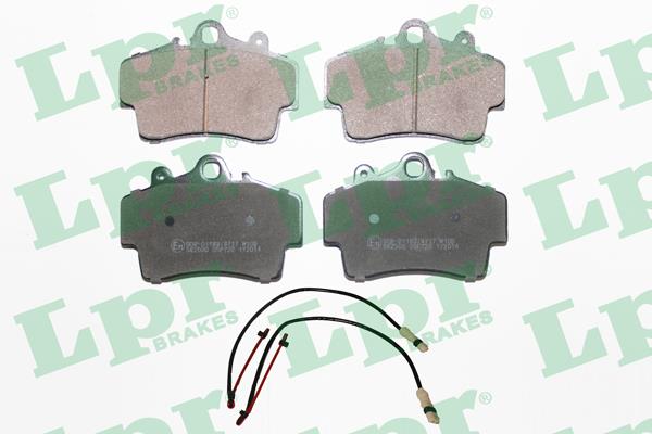 LPR 05P722A Brake Pad Set, disc brake 05P722A
