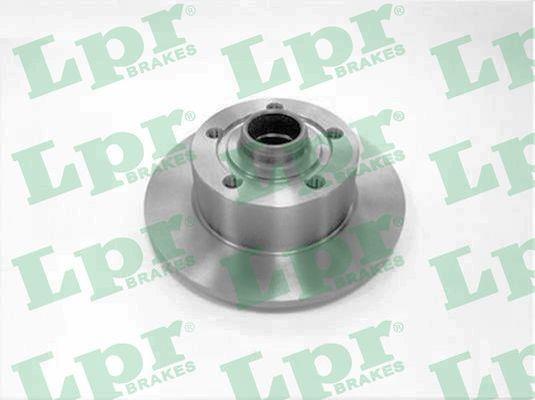 LPR A1481PR Rear brake disc, non-ventilated A1481PR