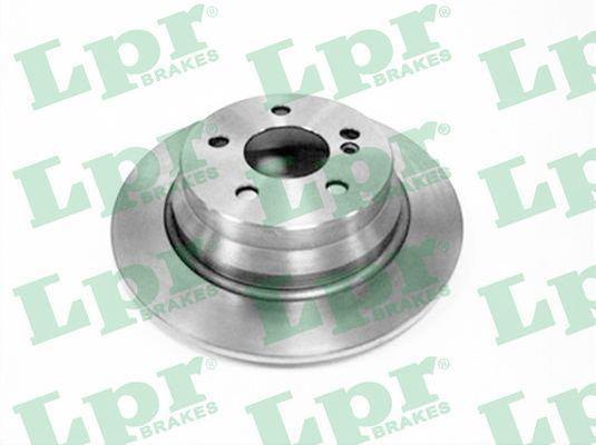LPR M2019PR Rear brake disc, non-ventilated M2019PR