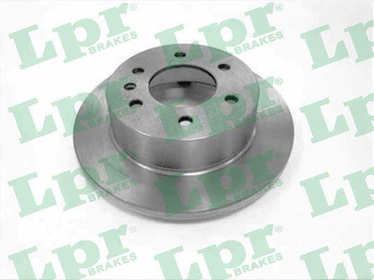 LPR M2043PR Rear brake disc, non-ventilated M2043PR