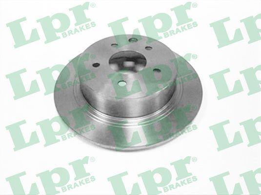 LPR N2017PR Rear brake disc, non-ventilated N2017PR