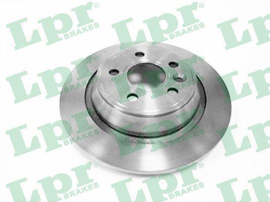 LPR F1018PR Rear brake disc, non-ventilated F1018PR