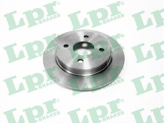 LPR F1161PR Rear brake disc, non-ventilated F1161PR