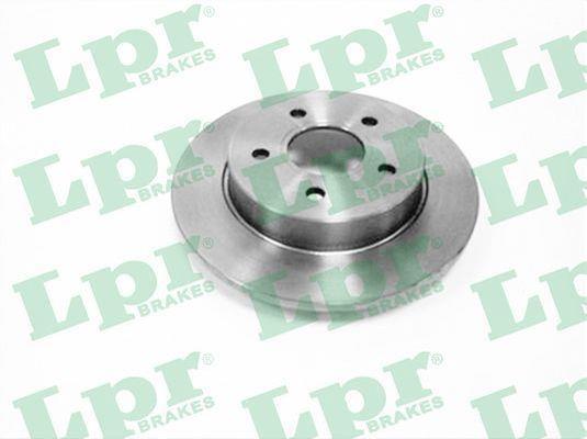 LPR F1013PR Rear brake disc, non-ventilated F1013PR