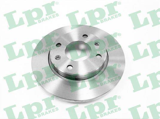 LPR C1341PR Unventilated front brake disc C1341PR