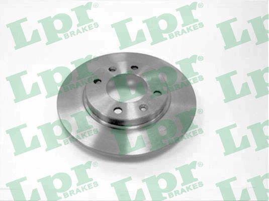 LPR C1301PR Rear brake disc, non-ventilated C1301PR