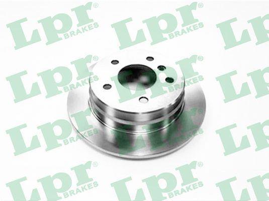 LPR M2001PR Rear brake disc, non-ventilated M2001PR