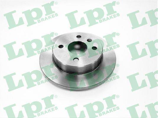 LPR O1421PR Rear brake disc, non-ventilated O1421PR