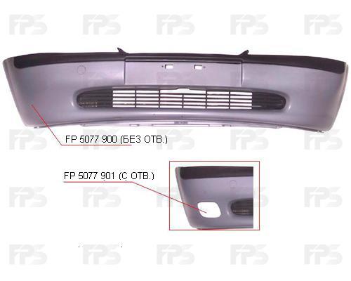 FPS FP 5077 900 Front bumper FP5077900