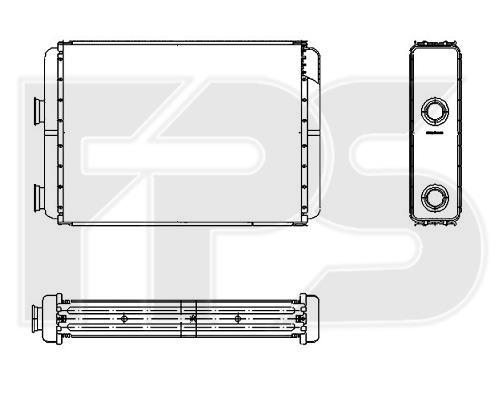 FPS FP 26 N13-P Heat exchanger, interior heating FP26N13P