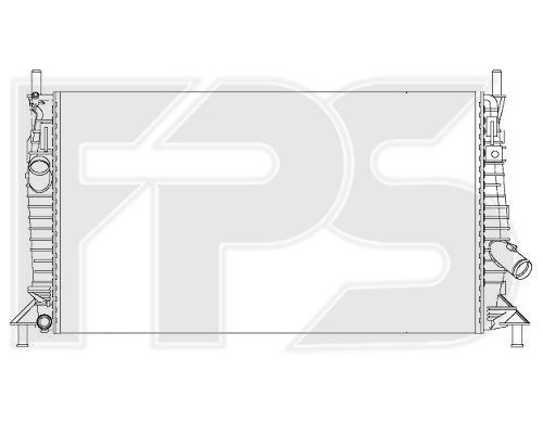 FPS FP 44 A196-X Radiator, engine cooling FP44A196X