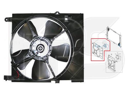 FPS FP 17 W20 Hub, engine cooling fan wheel FP17W20