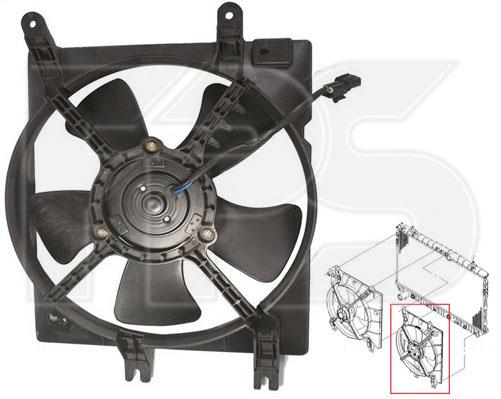 FPS FP 17 W21 Hub, engine cooling fan wheel FP17W21