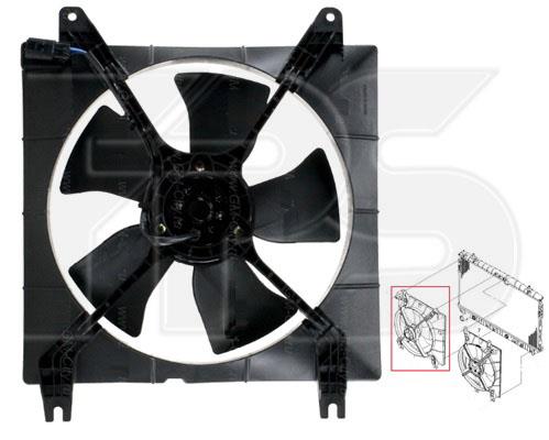 FPS FP 17 W27 Hub, engine cooling fan wheel FP17W27