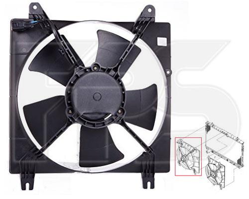 FPS FP 17 W79 Hub, engine cooling fan wheel FP17W79