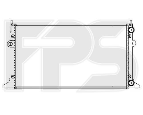 FPS FP 74 A176-X Radiator, engine cooling FP74A176X