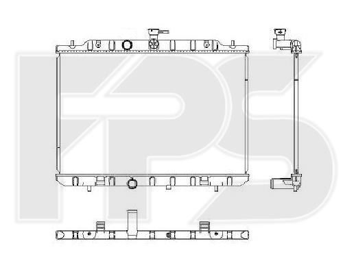 FPS FP 50 A1446-X Radiator, engine cooling FP50A1446X