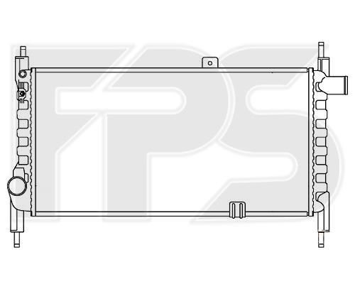 FPS FP 52 A250 Radiator, engine cooling FP52A250