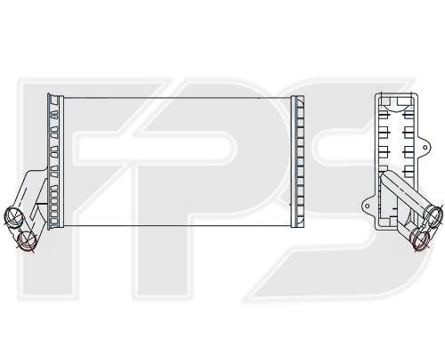 FPS FP 26 N12-X Heat exchanger, interior heating FP26N12X