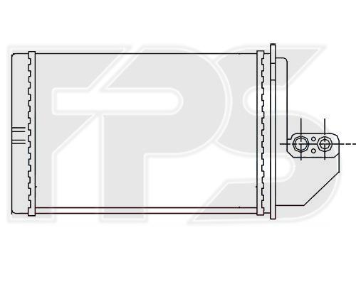 FPS FP 14 N101 Heat exchanger, interior heating FP14N101