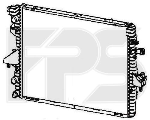 FPS FP 74 A1212-P Radiator, engine cooling FP74A1212P