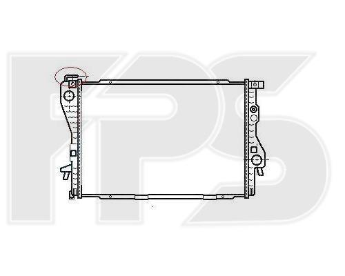 FPS FP 14 A862-X Radiator, engine cooling FP14A862X