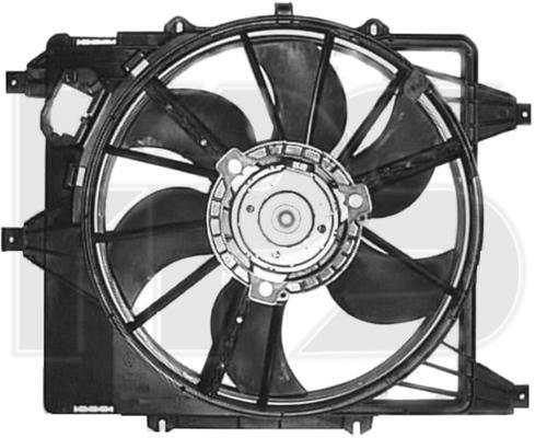 FPS FP 56 W259 Hub, engine cooling fan wheel FP56W259