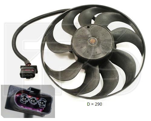 FPS FP 74 W81 Hub, engine cooling fan wheel FP74W81