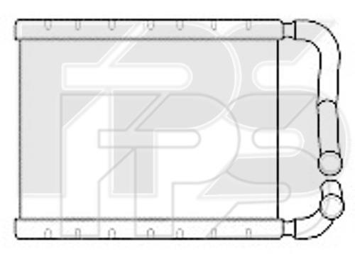 FPS FP 32 N205-X Heat exchanger, interior heating FP32N205X