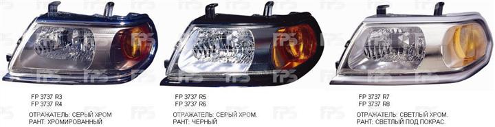 FPS FP 3737 R3-E Headlight left FP3737R3E