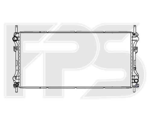 FPS FP 28 A741-X Radiator, engine cooling FP28A741X