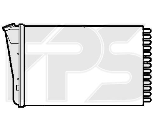 FPS FP 52 N145 Heat exchanger, interior heating FP52N145