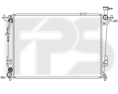 FPS FP 32 A274-X Radiator, engine cooling FP32A274X