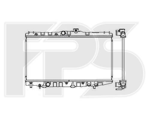 FPS FP 70 A528-X Radiator, engine cooling FP70A528X
