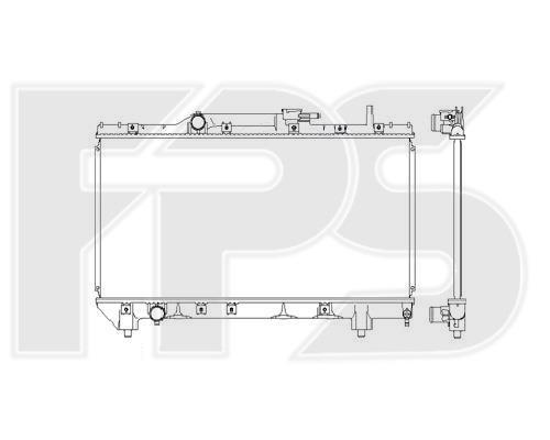 FPS FP 70 A539-X Radiator, engine cooling FP70A539X